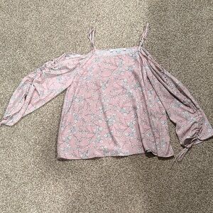 Collective Concepts Light Pink Floral Top